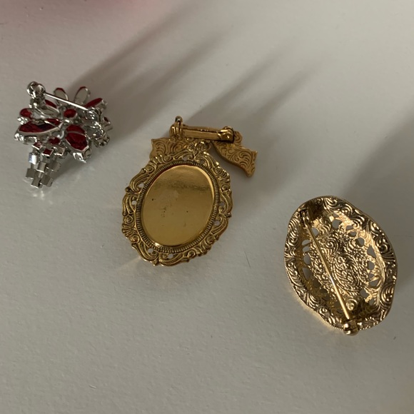 Brooch set of 3 - Picture 2 of 7